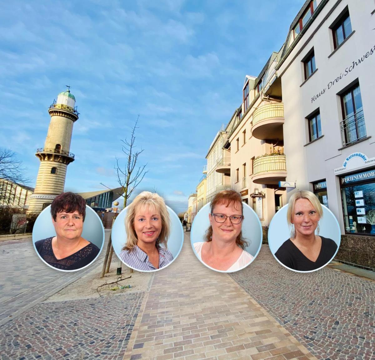 Promenadenblick/Captains-Suite Rostock Exteriör bild